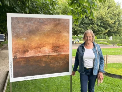 Crépuscule, oeuvre originale de Marianne Maillefer, artiste peintre